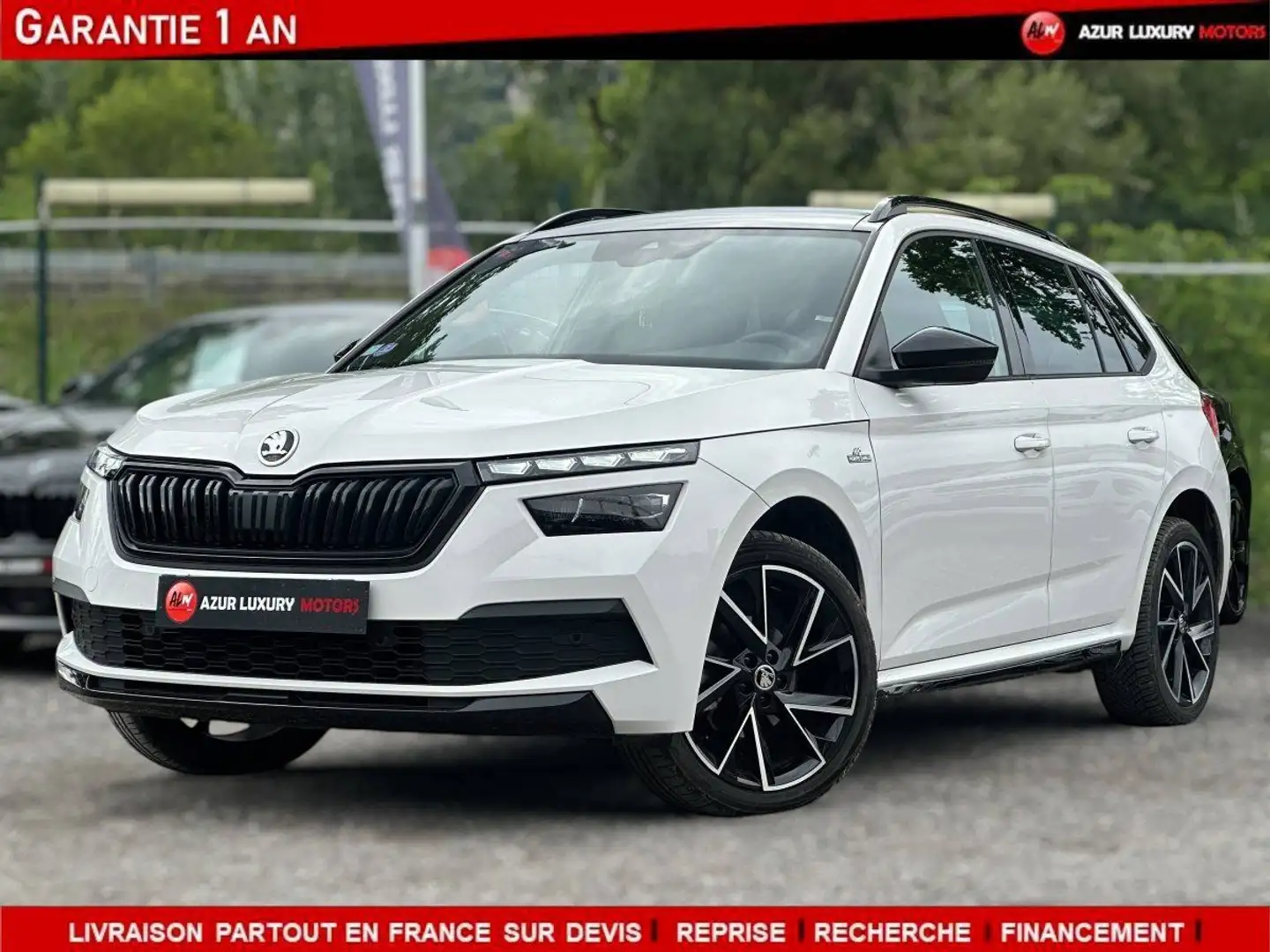 Skoda Kamiq 1.0 TSI Evo 110ch Monte-Carlo DSG7 Blanc - 1