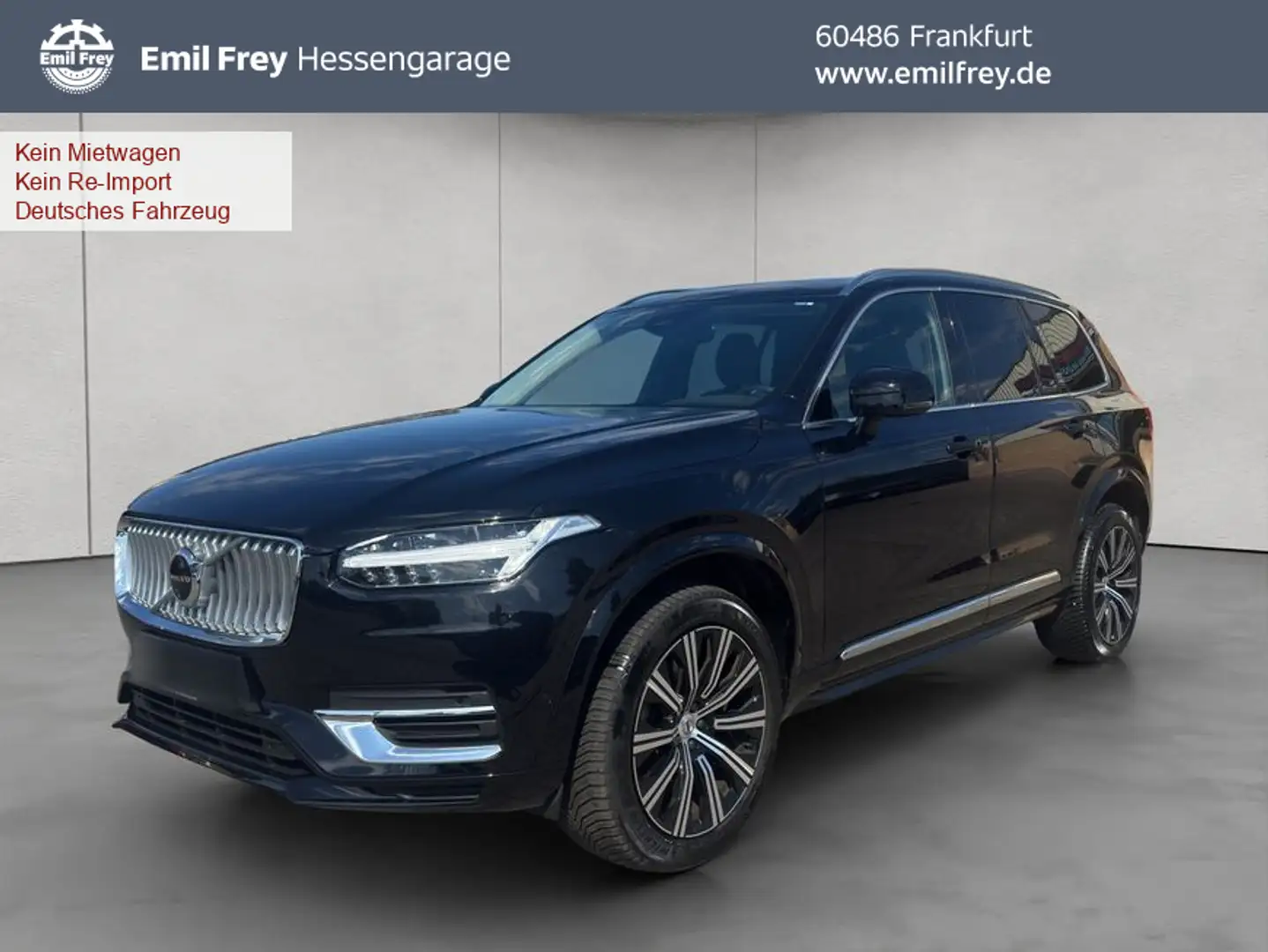 Volvo XC90 XC90 B5 AWD Plus-Bright 7S Glasd Standh 360° AHK Schwarz - 1