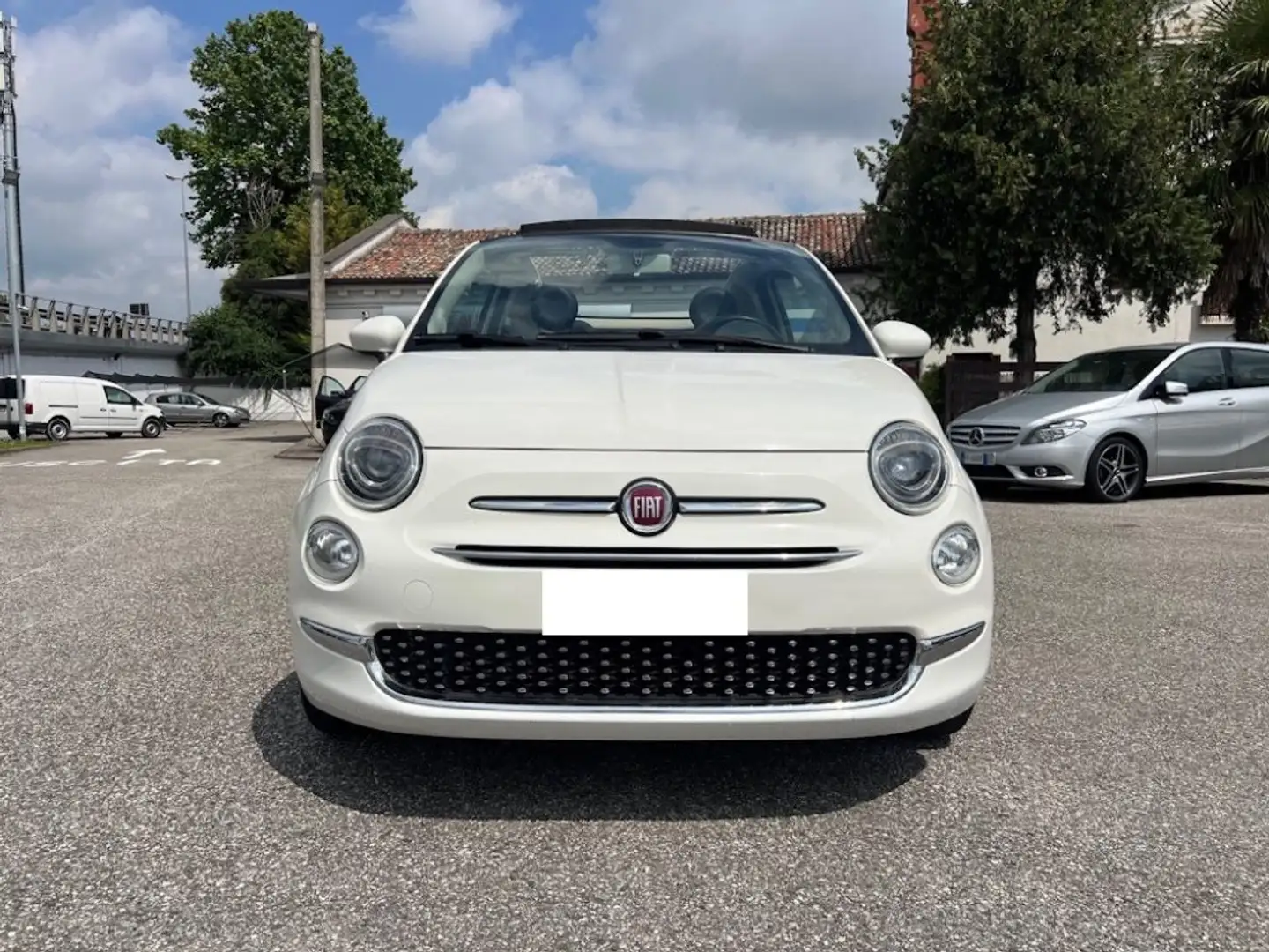 Fiat 500 C 1.2 Lounge CV 69  Dualogic CABRIO Blanco - 2