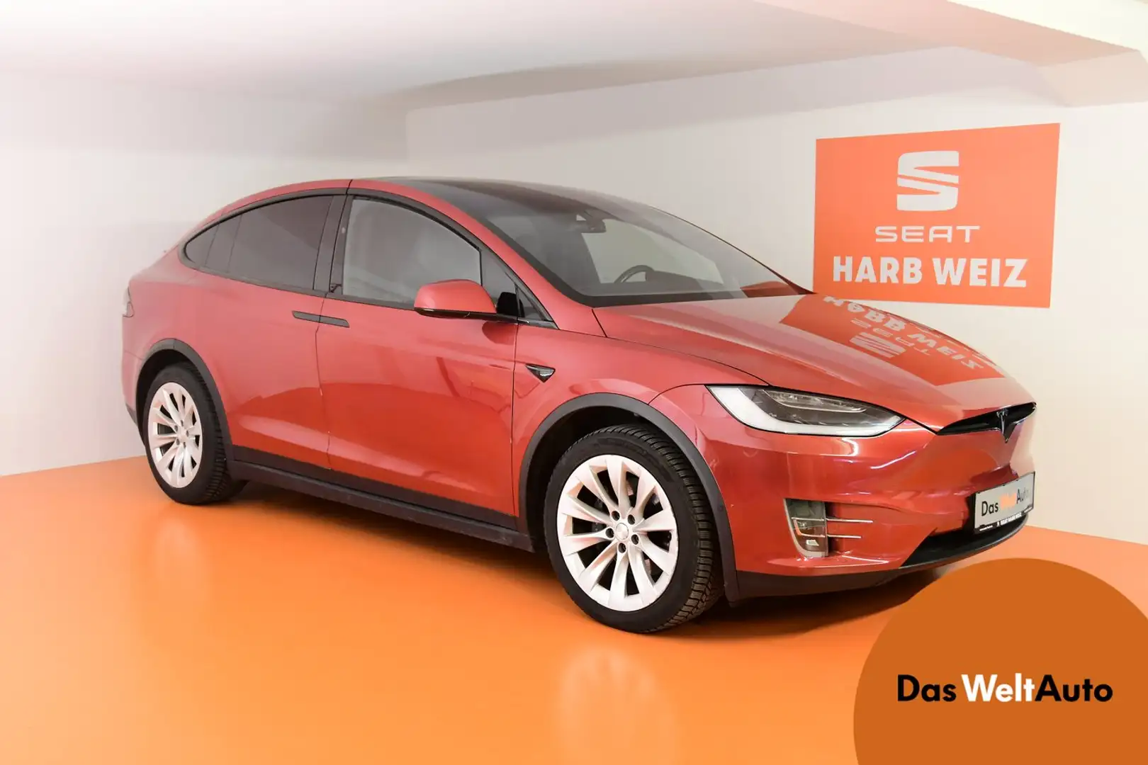 Tesla Model X P100D 100kWh (mit Batterie) Red - 1
