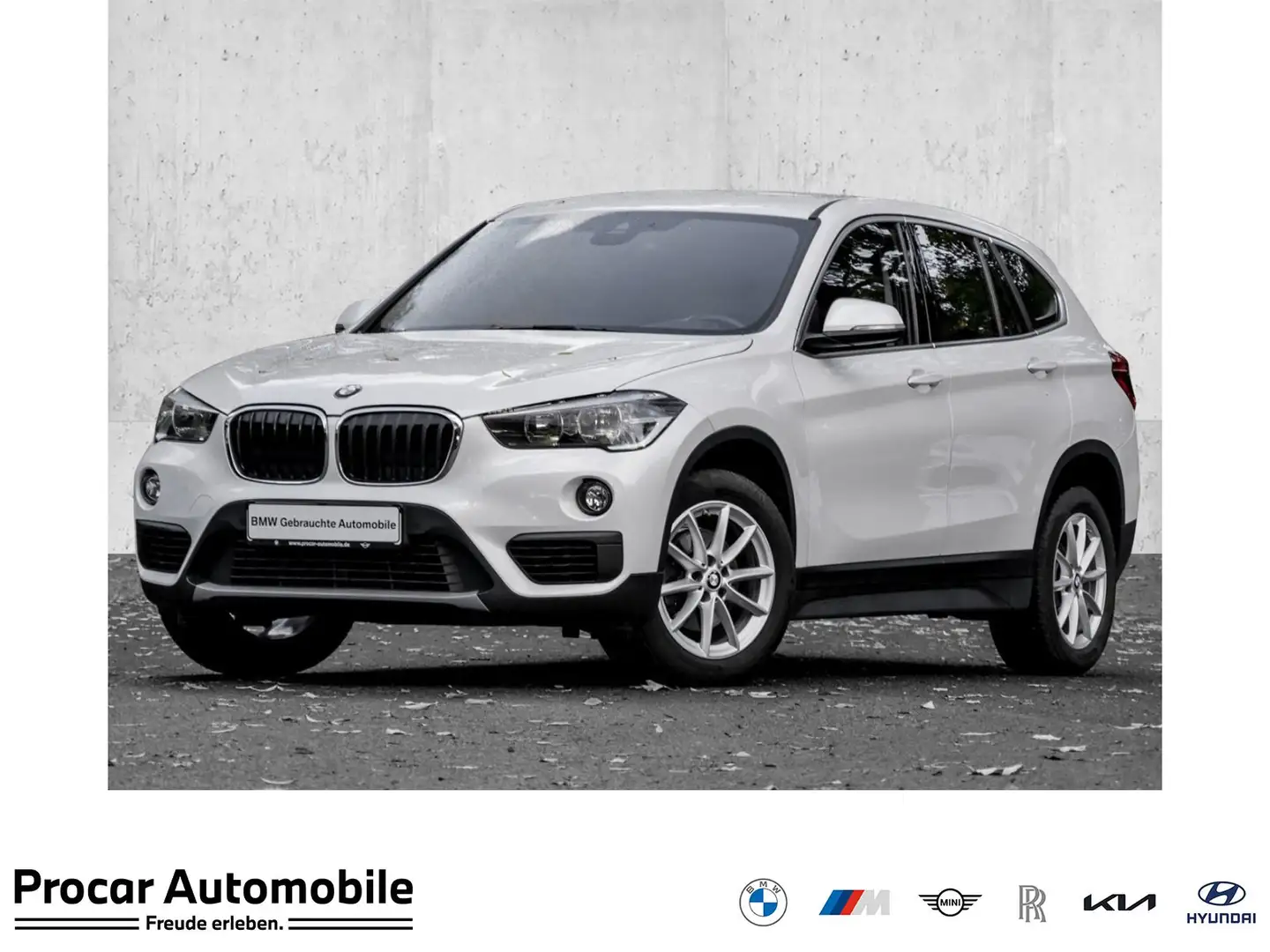 BMW X1 sDrive18i AHK+NAVI+HuD+SHZ+AUT Blanco - 1
