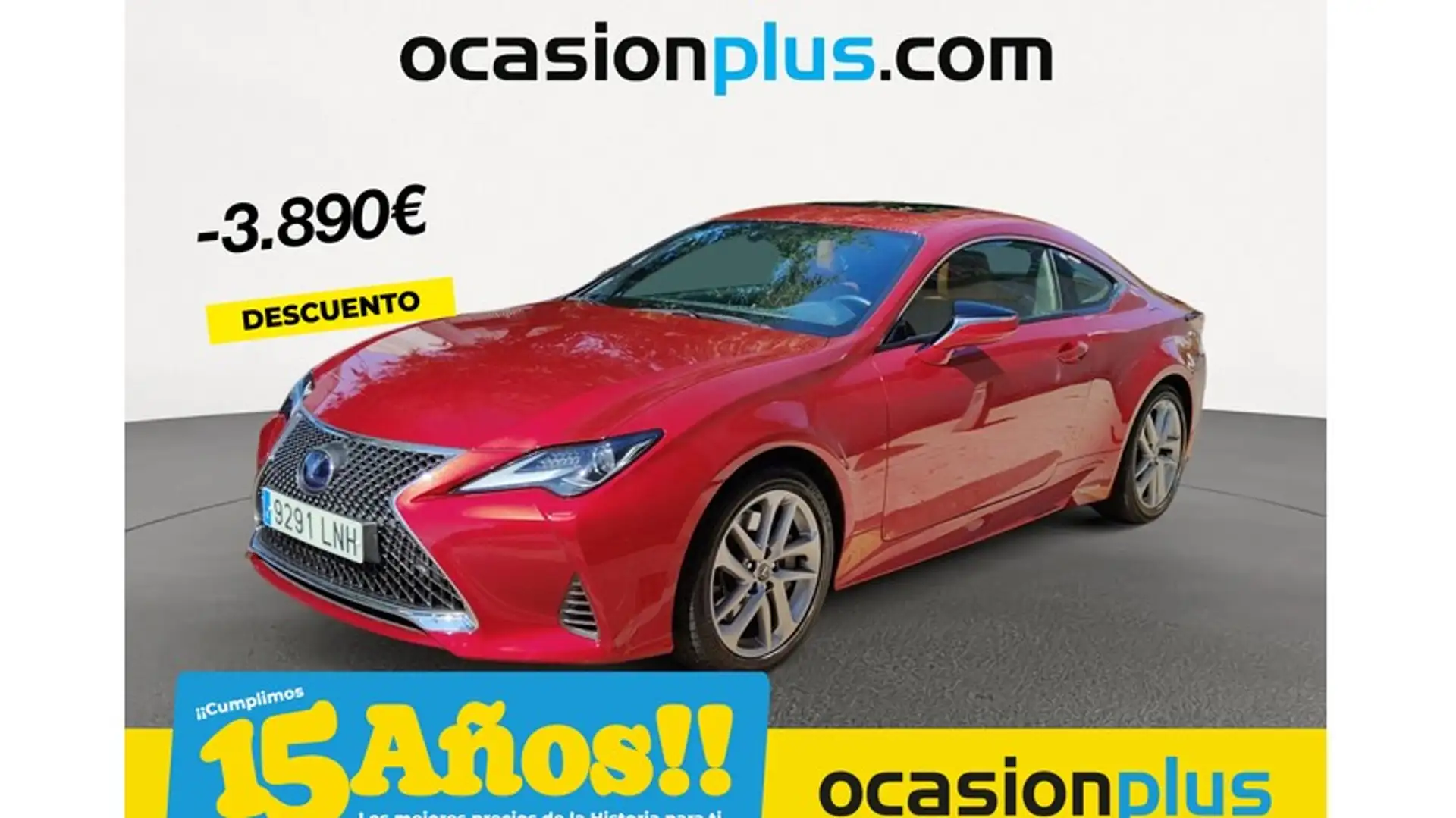 Lexus RC 300h Executive Rouge - 1