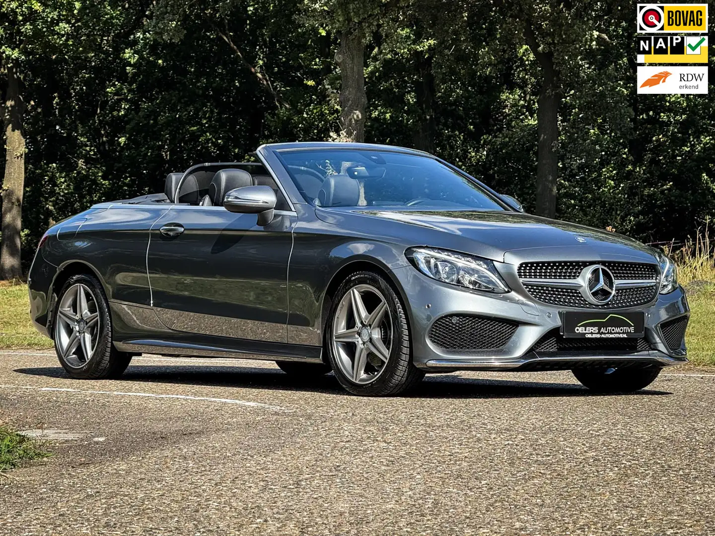 Mercedes-Benz C 180 Cabrio AMG Sport | Clima | Cruise | Navi | Airscar Gris - 1