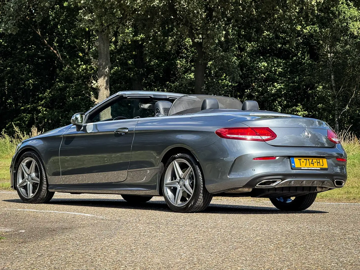 Mercedes-Benz C 180 Cabrio AMG Sport | Clima | Cruise | Navi | Airscar Gris - 2