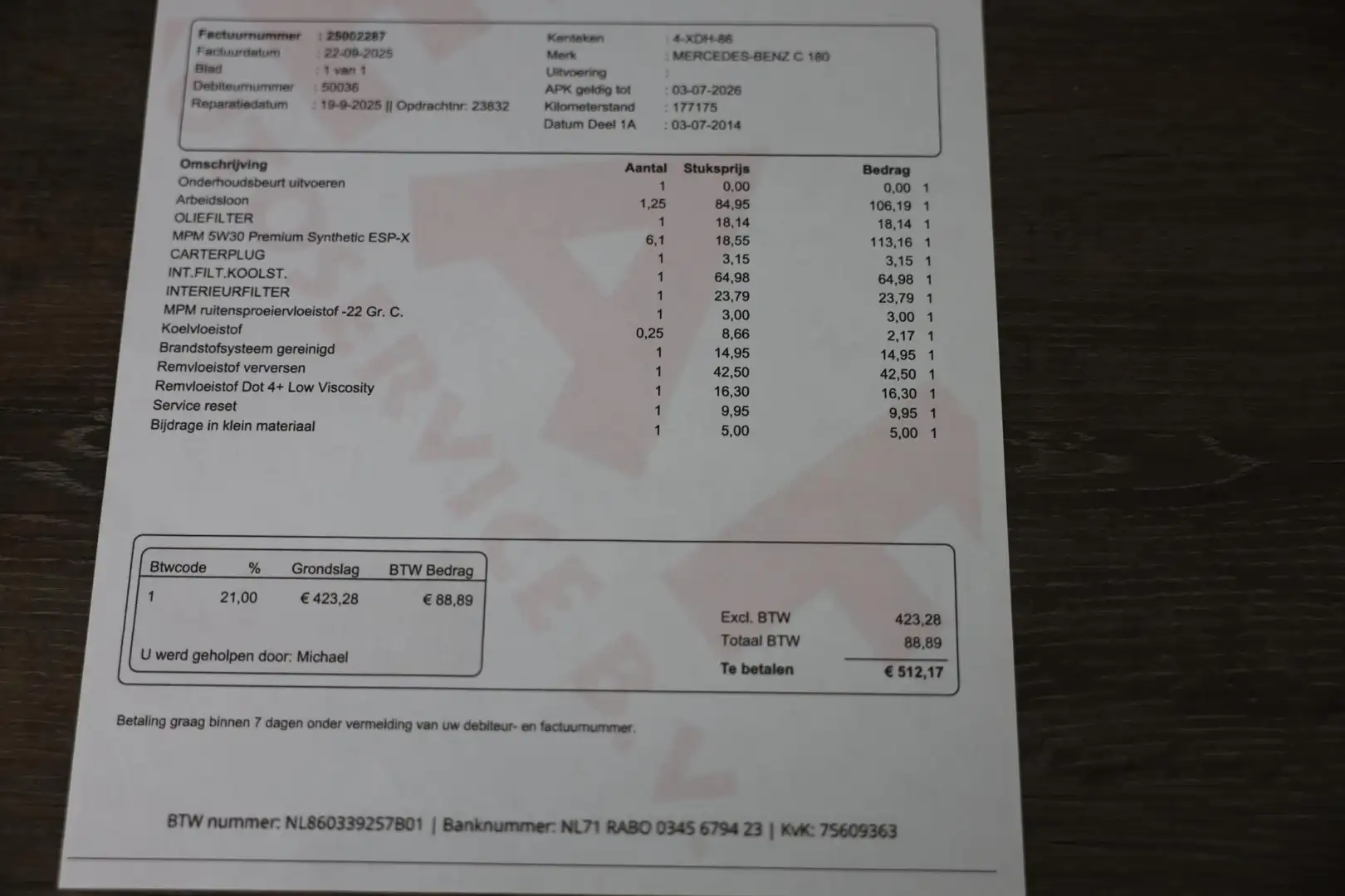 Mercedes-Benz C 180 Sport Edition / NAP / Airco / Cruise Control / Spo Gris - 2