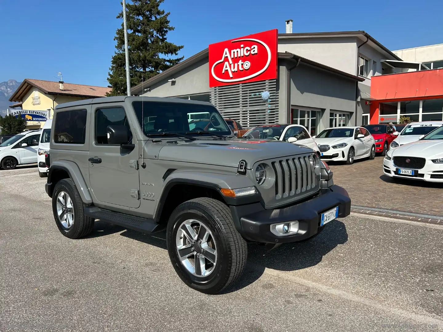 Jeep Wrangler 2.2 Mjt II Sahara MARCE RIDOTTE AUTOMATICA Grijs - 2