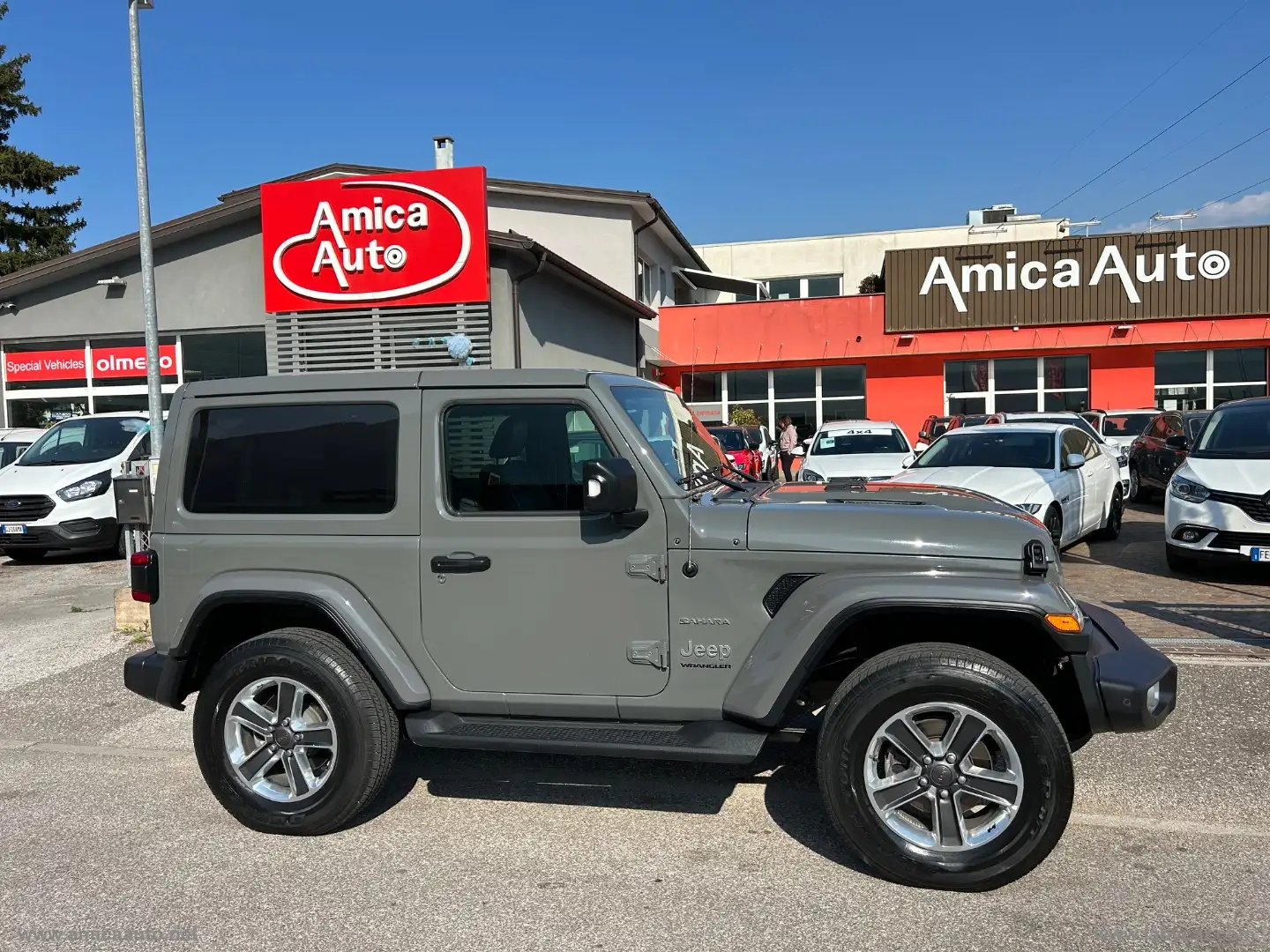 Jeep Wrangler 2.2 Mjt II Sahara MARCE RIDOTTE AUTOMATICA Grijs - 1