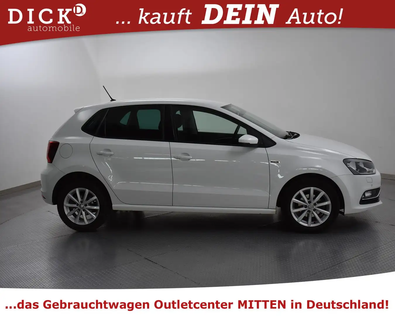 Volkswagen Polo V 1.2 TSI DSG Lounge TOP ZUSTD+SHZ+PDC+TEMP Weiß - 2