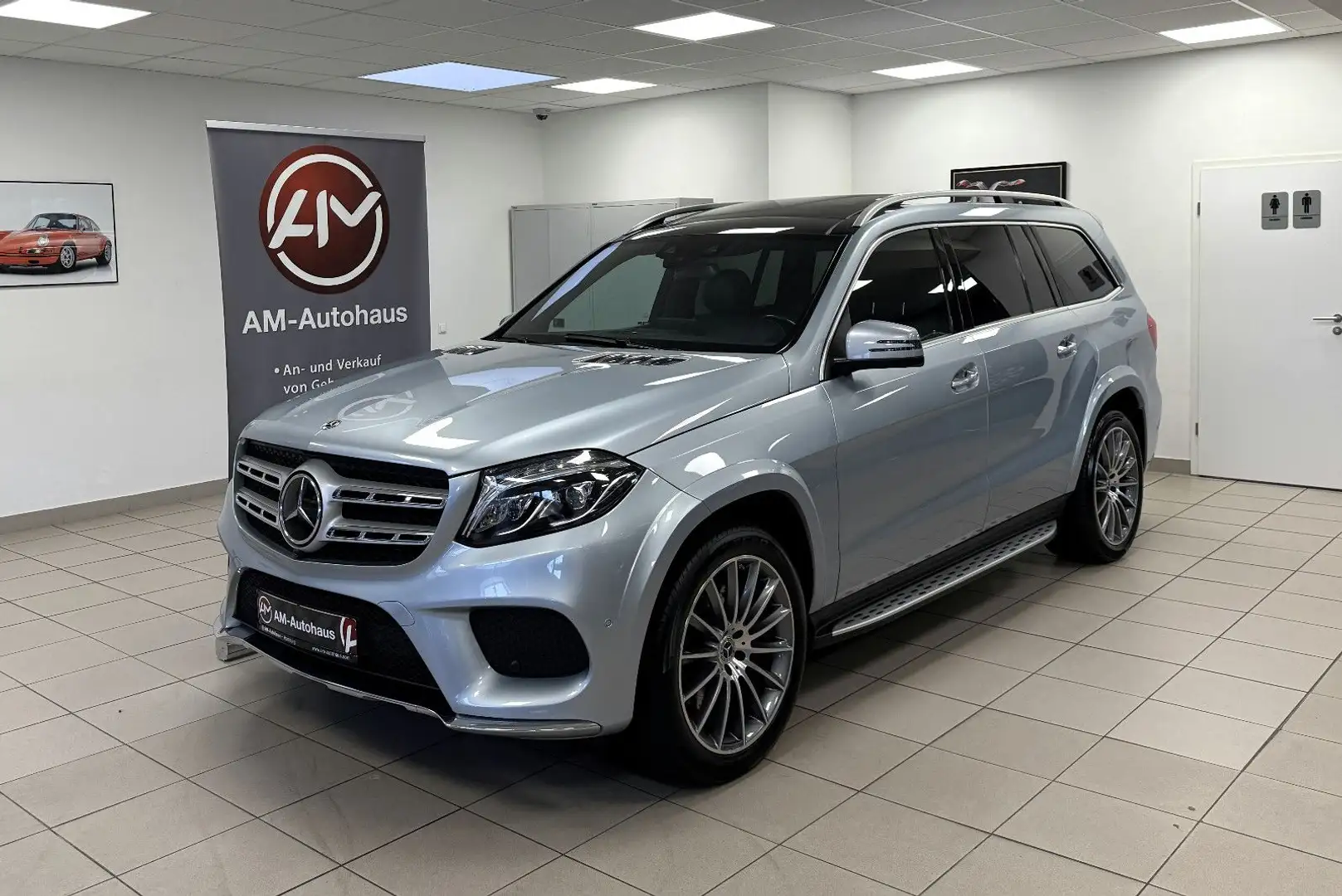 Mercedes-Benz GLS 350 d 4M *7Sitze*AMG*PanSD*AHK*ACC*Memory*H&K Silber - 2