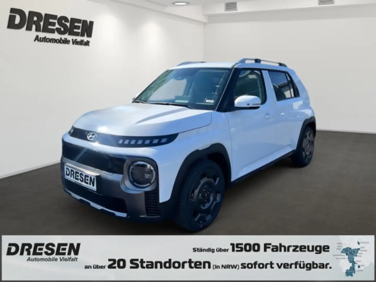 Hyundai Inster 49kWh Cross Effizienz-Paket Klimatronic Keyless Weiß - 1