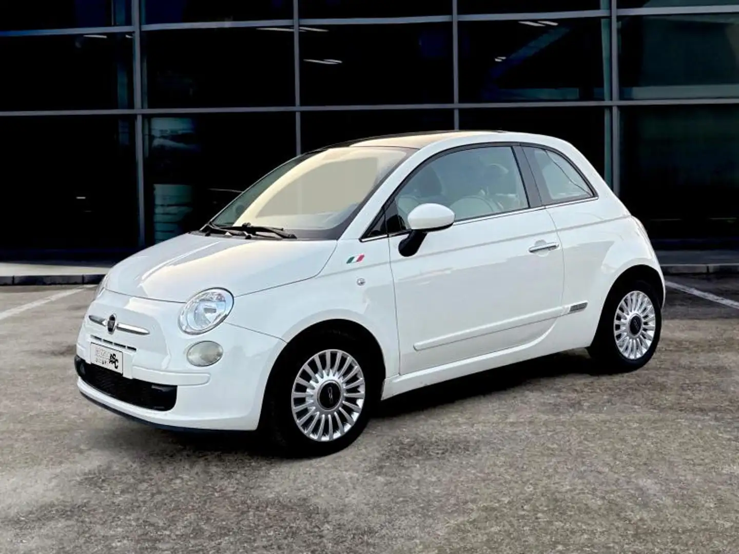 Fiat 500 1.2 BENZ 69 CV Lounge OK NEOPATENTATI -TETTO Blanc - 1