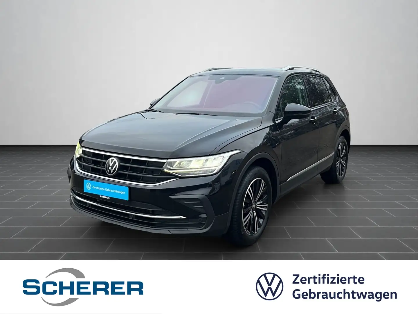 Volkswagen Tiguan 2.0 TDI DSG AHK NAVI KAMERA ACC Schwarz - 1