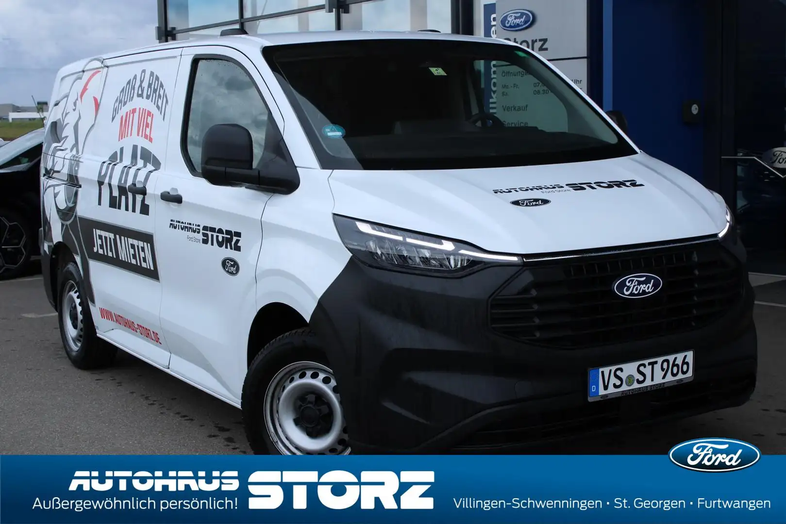 Ford Transit Custom Kasten 280 L1 FWD BASIS KLIMAUTOMATIK|LADERAUMSCHU Weiß - 1