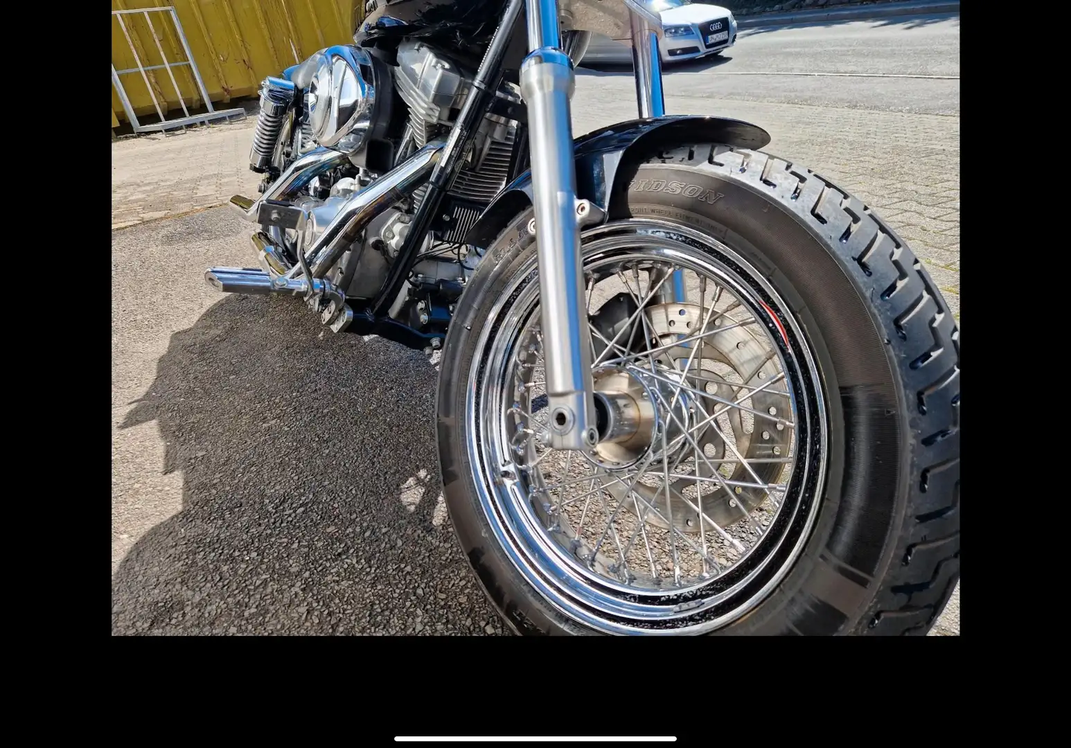 Harley-Davidson Dyna Super Glide FXDX mit Eintragungen, seitliches Kennzeichen, LED Fekete - 2