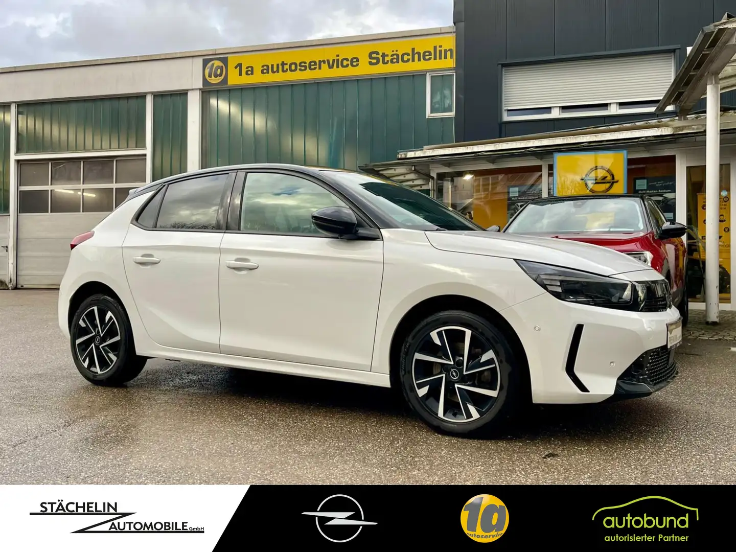 Opel Corsa F 1.2T GS,RKAM,LED,NAVI,PDC,KLIMA,DAB,ALU Weiß - 1