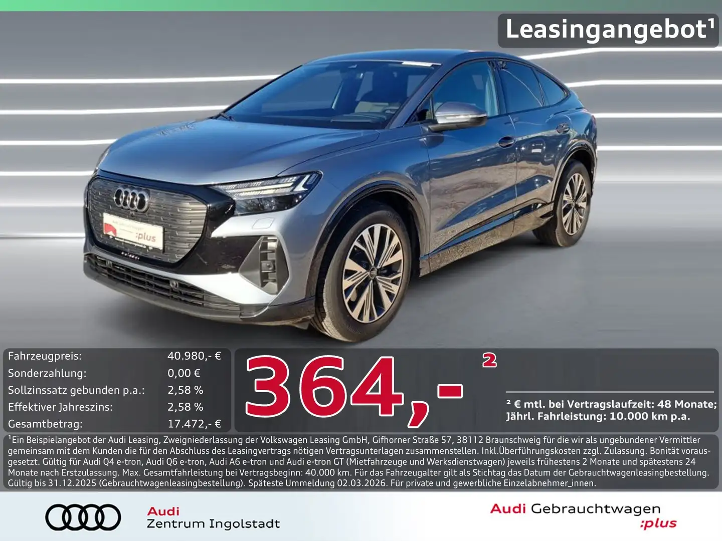 Audi Q4 e-tron Q4 Sportback e-tron 35 MATRIX NAVI PRO AHK 19" Blau - 1