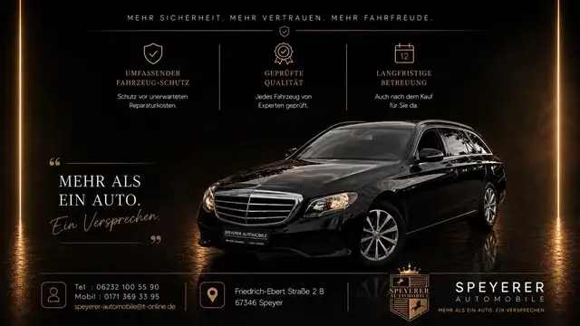 Mercedes-Benz E 220 T Modell |NAVI|VOLLLEDER|SHZ|AUTOMATIK|AHK|PDC|