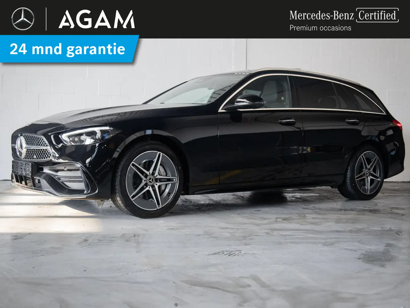 Mercedes-Benz C 300 Estate e AMG Line Premium | Panorama dak | Trekhaa Zwart - 1