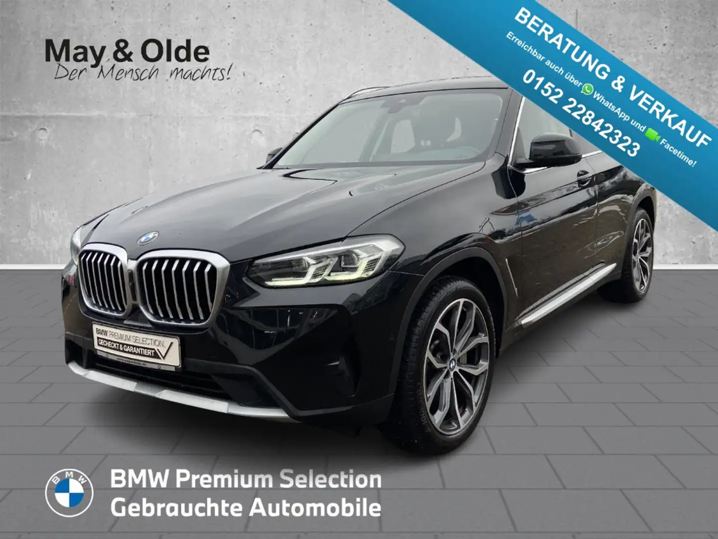 BMW X3 xDrive30i StandHZG Pano Navi LED HiFI 360 PA+ Schwarz - 1