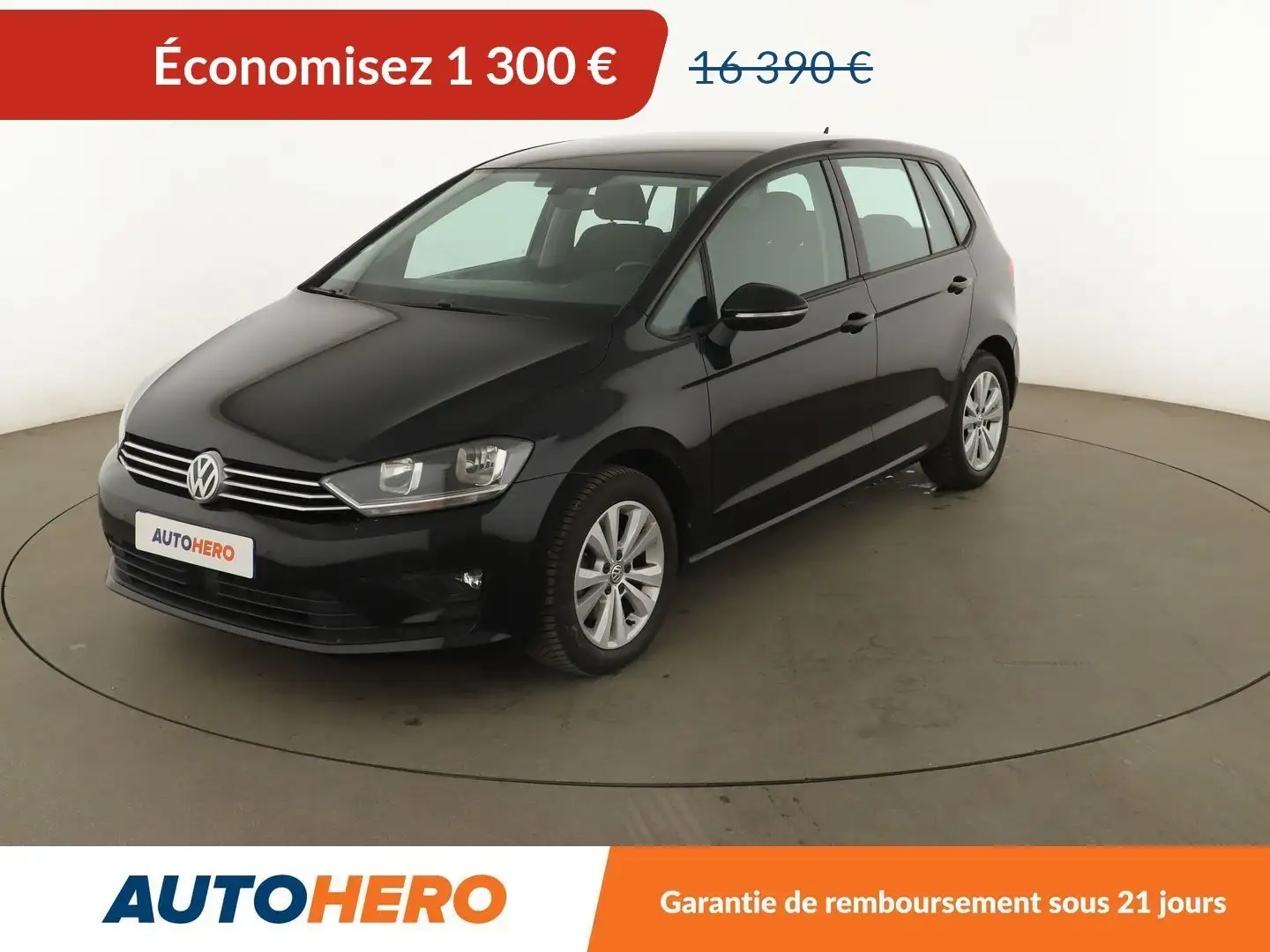 Volkswagen Golf Sportsvan 1.6 TDI BlueMotion Tech Confortline Business DSG7 Noir - 1