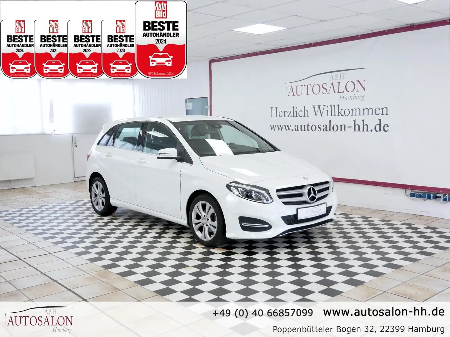 Mercedes-Benz B 180 d Urban*2Vorb Rentner*Servicege*Navi*LED*Kamera*AH Wit - 1