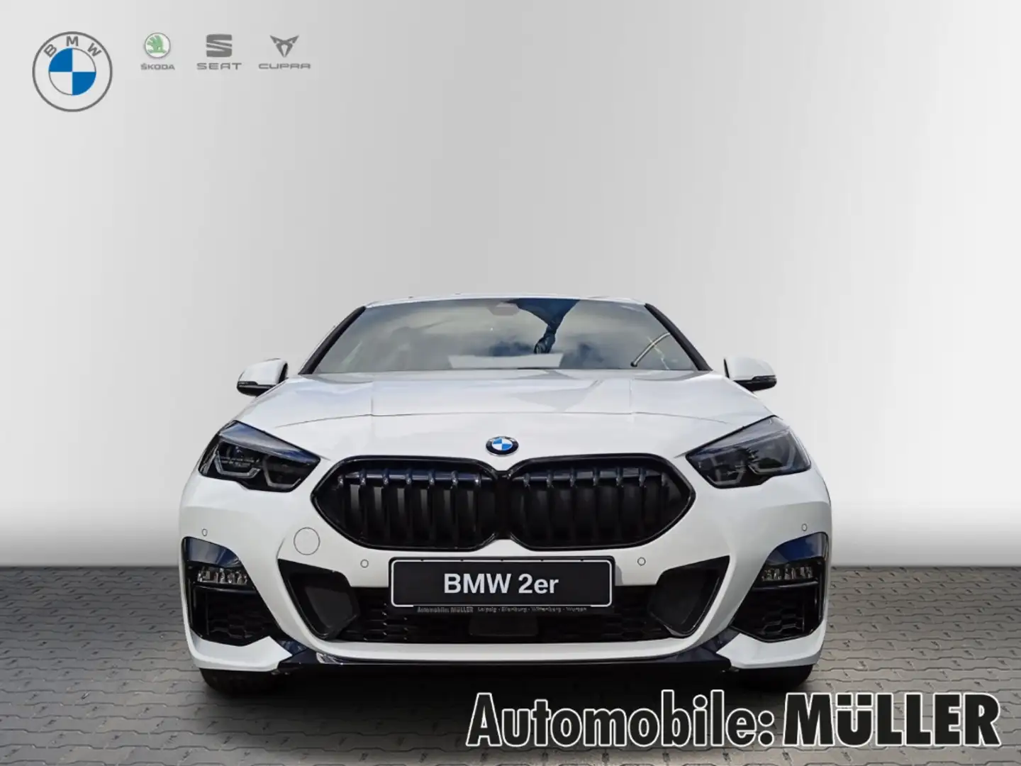 BMW 220 Gran Coupe i M Sport Park-Assistent HUD AHK-abnehm Weiß - 2