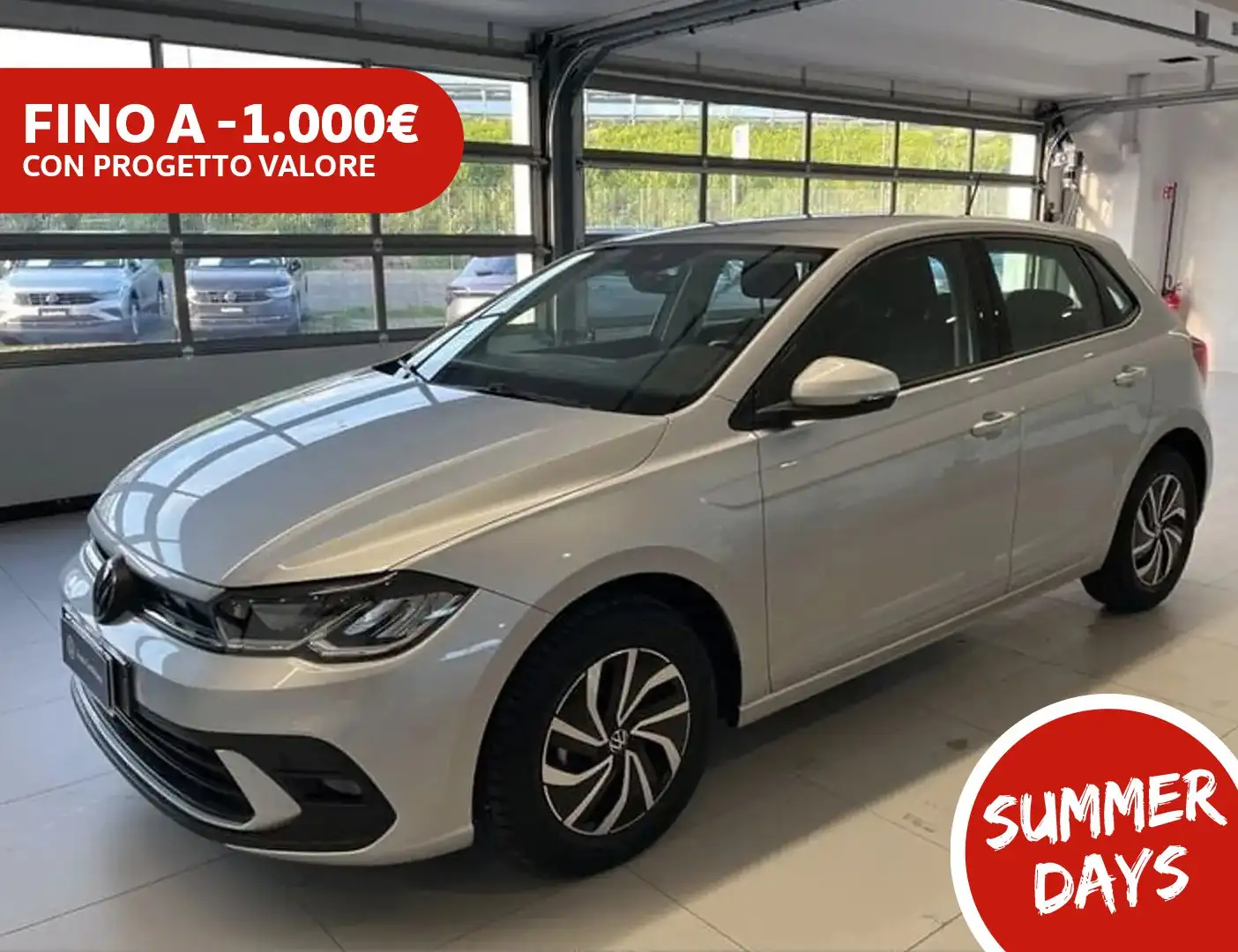 Volkswagen Polo 1.0 TSI LIFE 95 CV Argento - 1