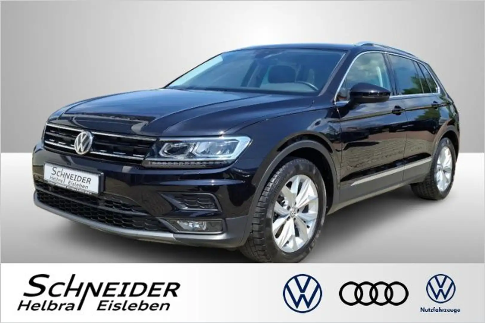 Volkswagen Tiguan 1.5 TSI COMFORTLINE NAVI+LED+DAB+STHZ Klima Zwart - 1