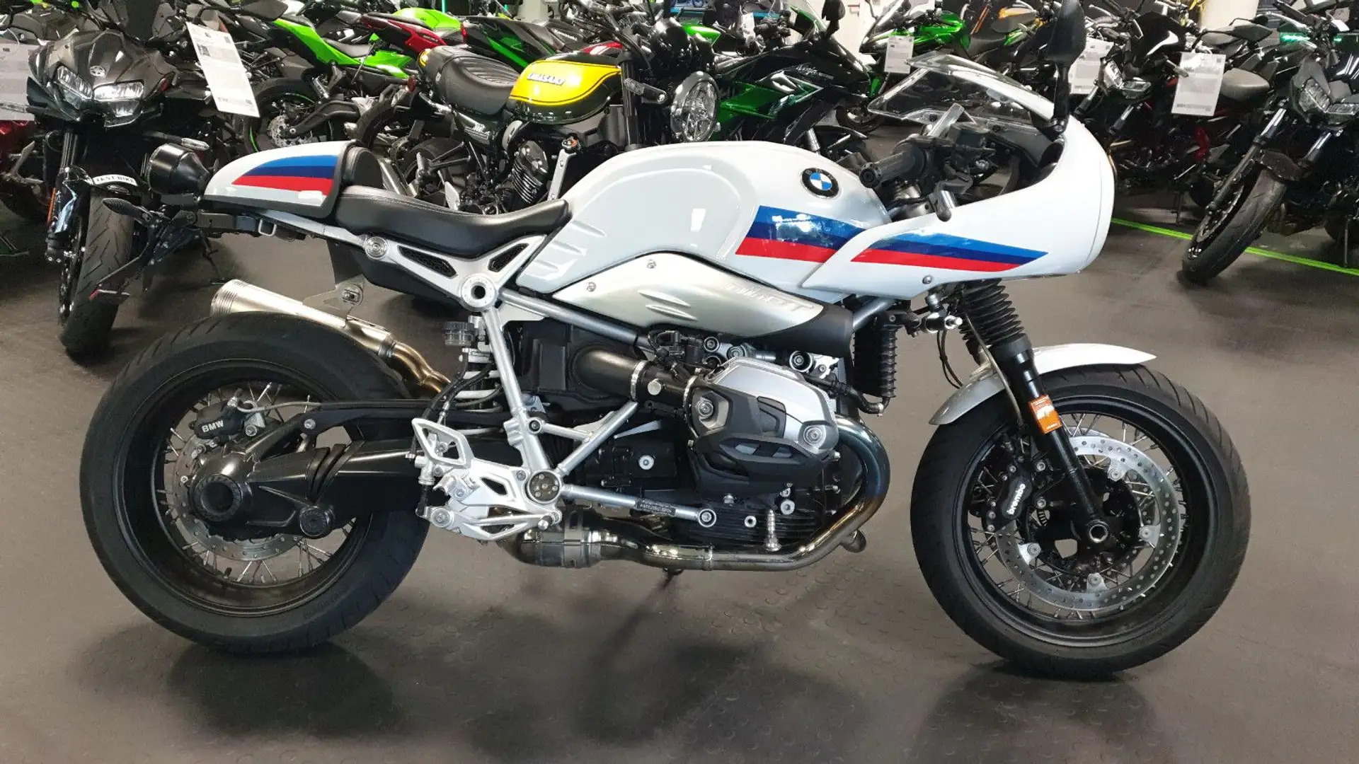 BMW R nineT Racer Blanc - 1