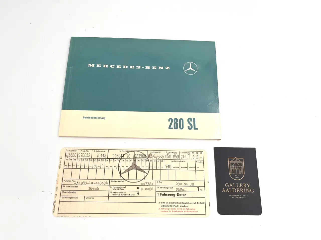 Mercedes-Benz SL 280 Pagode "Completely Data card correct” "Completely, foto 8