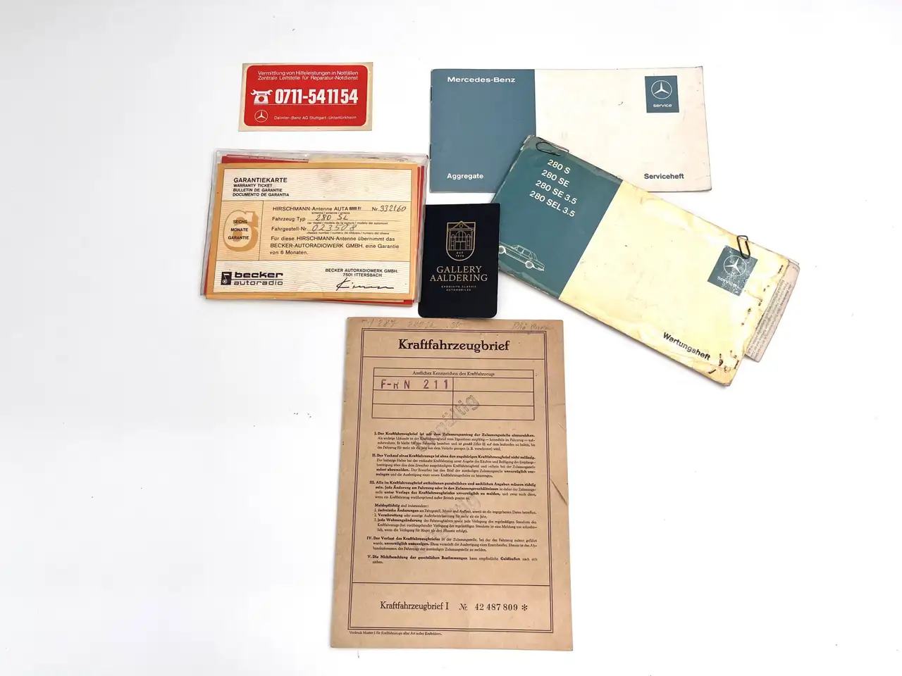 Mercedes-Benz SL 280 Pagode "Completely Data card correct” "Completely, foto 7