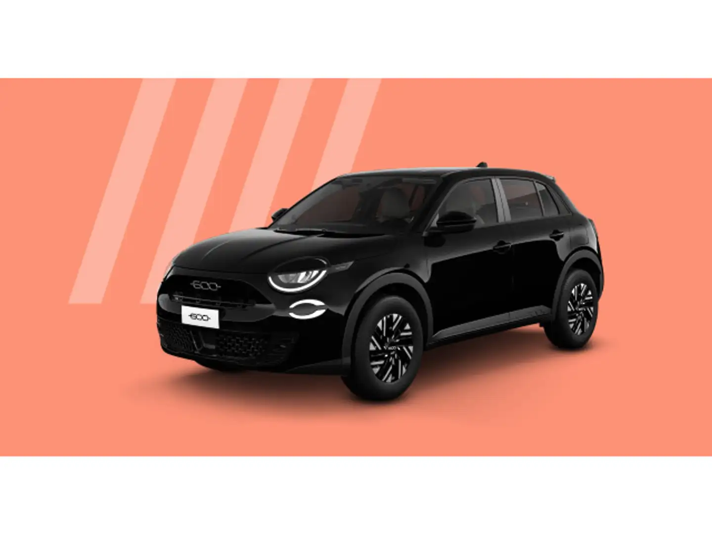 Fiat 600 1.2 Hybrid T3 *SONDEREDITION MJ25* Schwarz - 2
