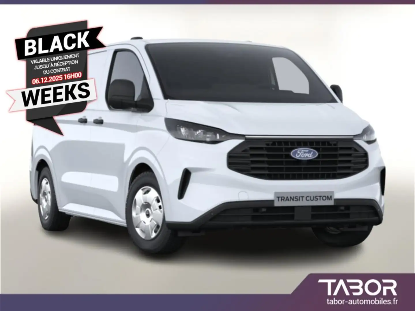 Ford Transit Custom TDCi 150 Trend 320 L1 cam Blanc - 1
