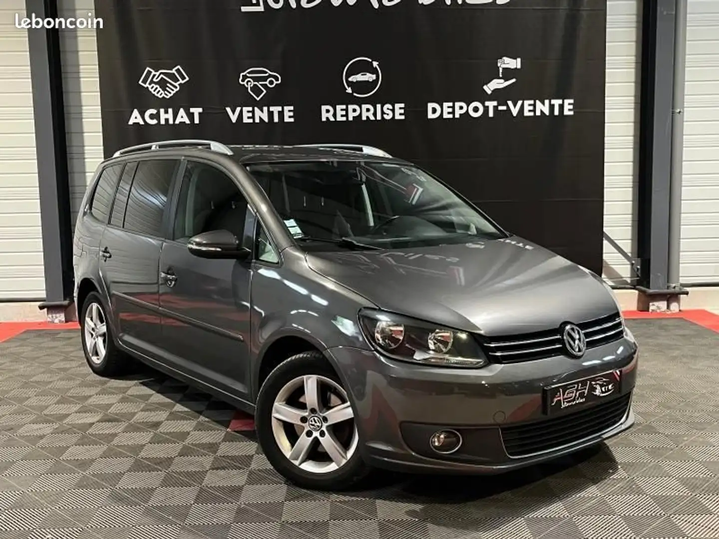 Volkswagen Touran 1.6 TDI 105ch FAP Confortline DSG7 Grijs - 2