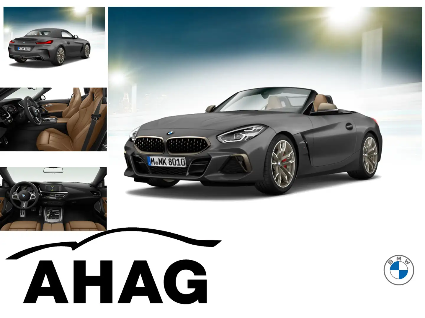BMW Z4 M40i Cabrio Innovationsp. Sport Aut. Head-Up Grau - 1