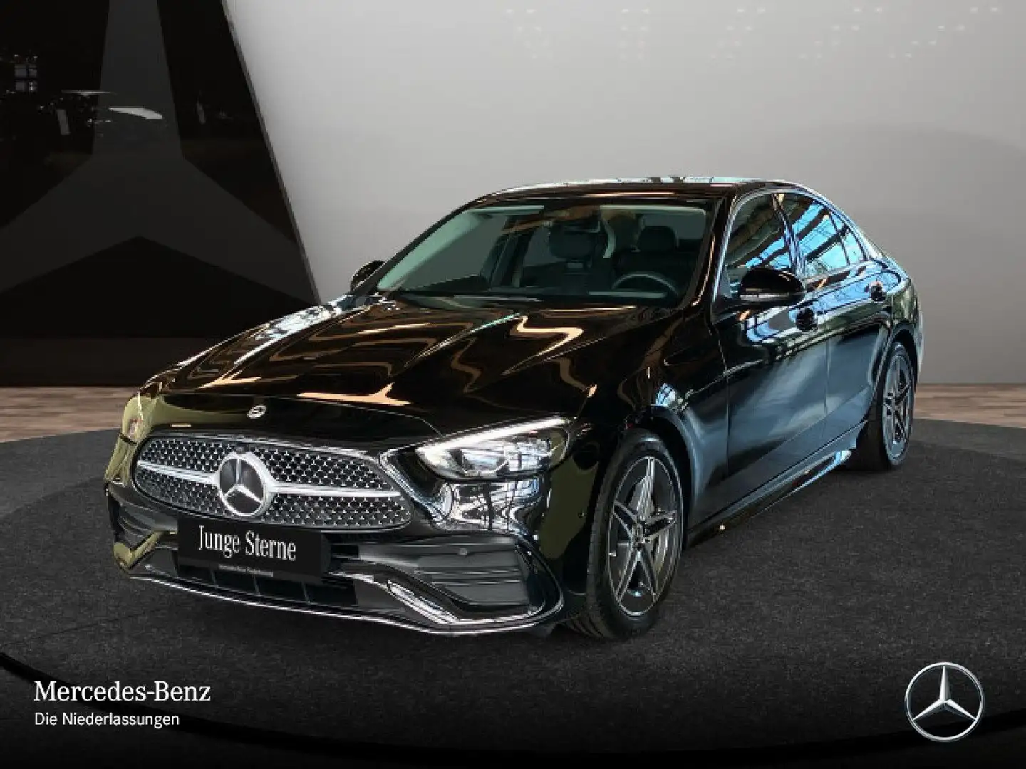 Mercedes-Benz C 200 d AMG+AHK+LED+KAMERA+TOTW+KEYLESS+9G Noir - 2