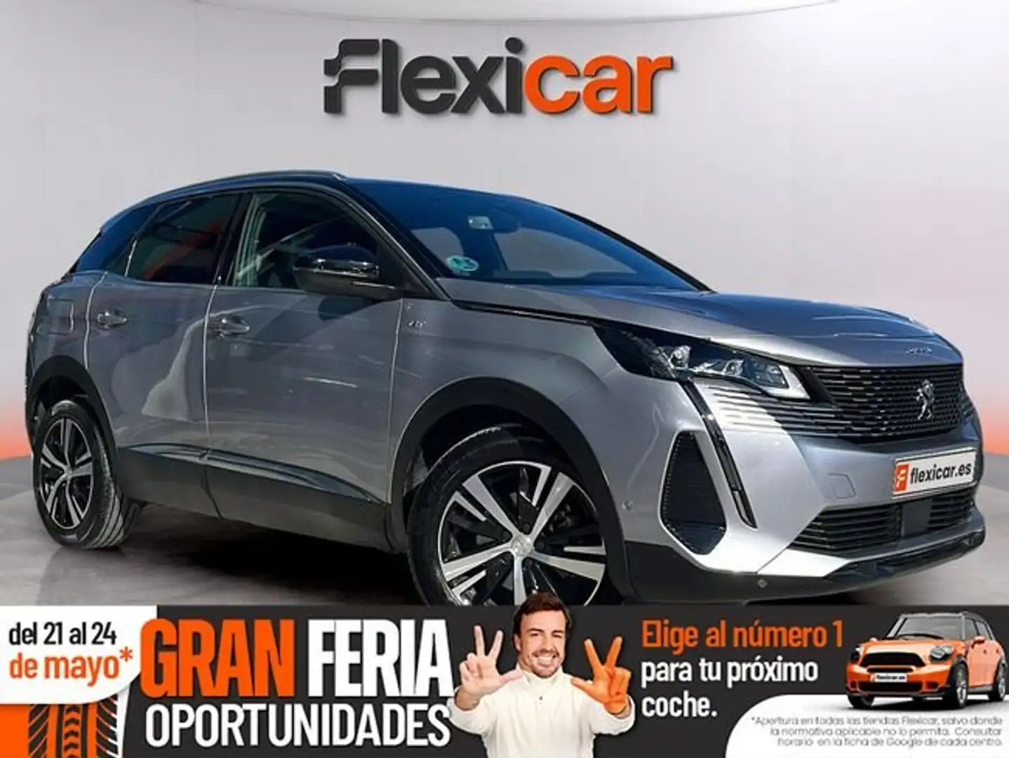 Peugeot 3008 1.2 PureTech 96KW S&S GT EAT8 Gris - 1