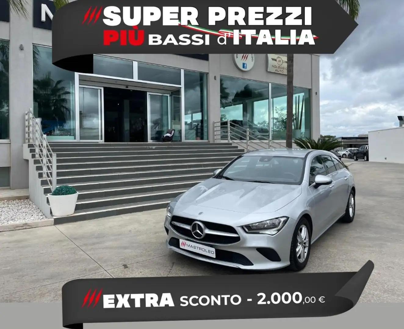 Mercedes-Benz CLA 200 CLA Shooting Brake 200 d Business auto,Km Certific Argento - 1