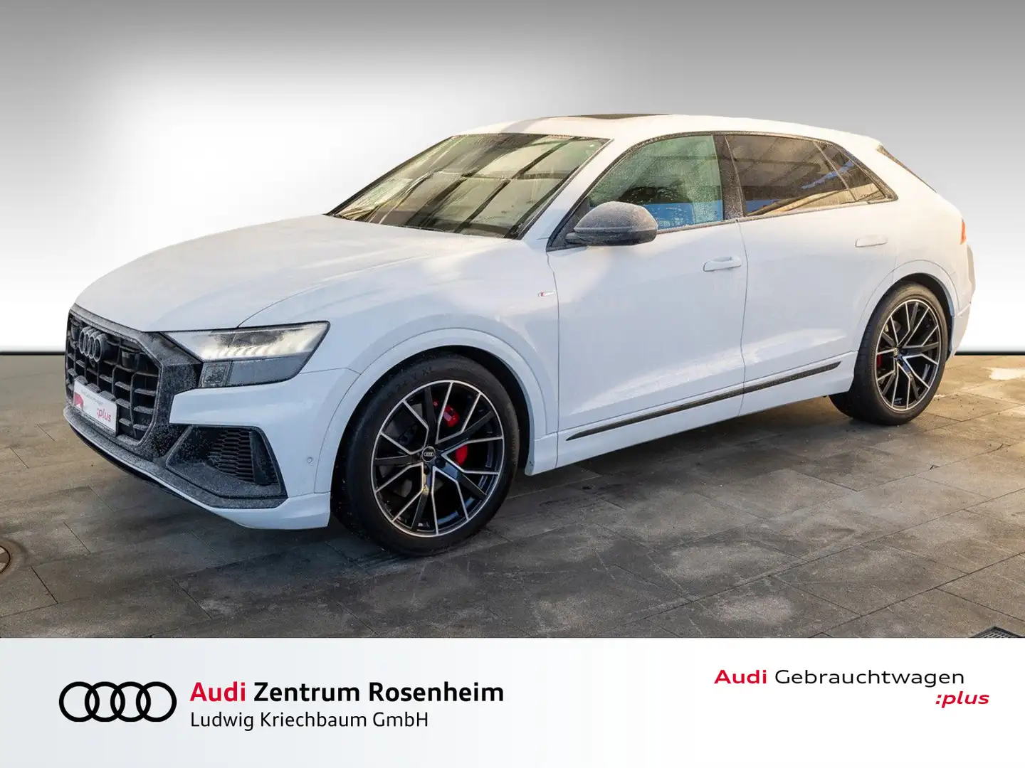 Audi Q8 competition plus 55 TFSI qu. tiptr.(AHK,HuD,HD Weiß - 1