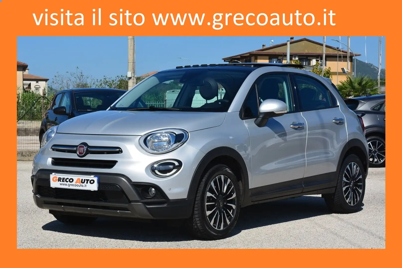 Fiat 500X 1.3 mjt 95 cv Cross Tetto apribile Telecamera Gris - 1