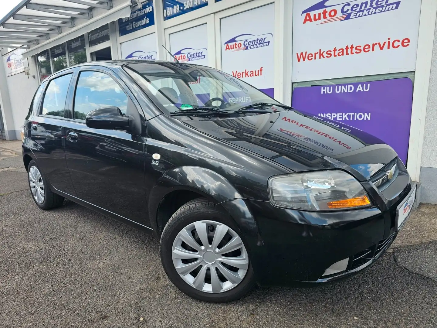 Chevrolet Kalos *1.Hand*Rentnerfzg*Klima*VollScheckheft* Schwarz - 1