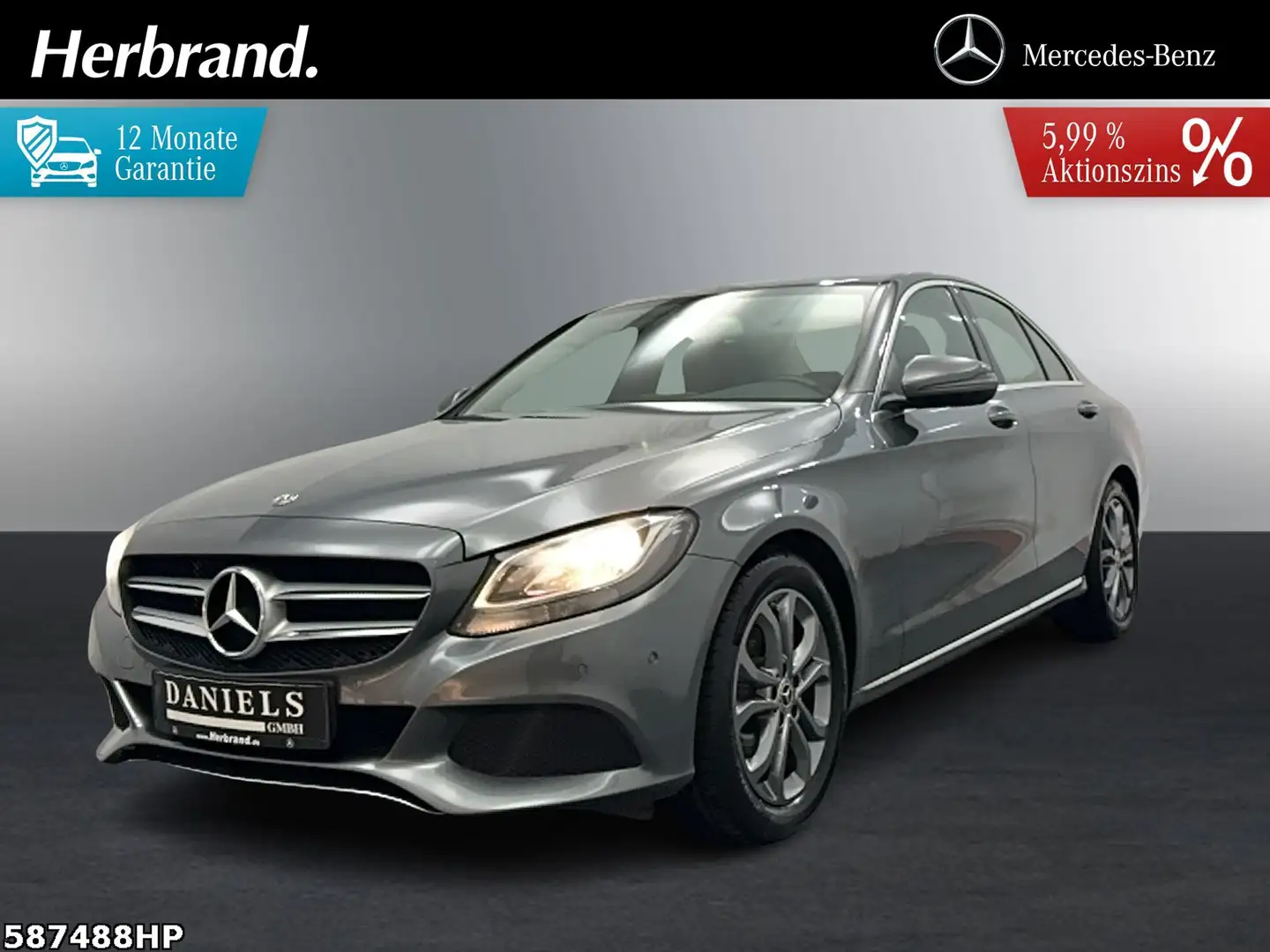 Mercedes-Benz C 180 CGI Avantgarde Grau - 1