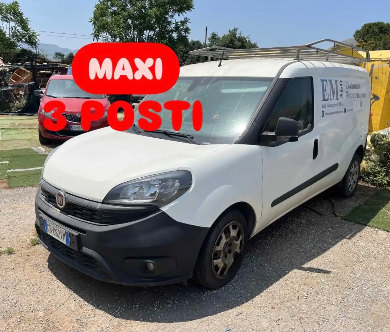 Fiat Doblo MAXI 1.6mjt 105cv FURGONE 3 POSTI Wit - 2