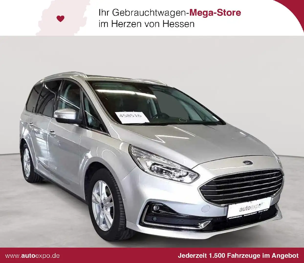 Ford Galaxy Galaxy 2.0 EB TITANIUM 7 Si. LEDER STH Argintiu - 1