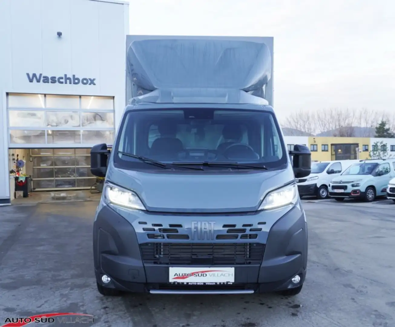 Fiat Ducato MAXI Pritsche  L4 mit PLANENAUFBAU mit Hebebühne 3 Grau - 2