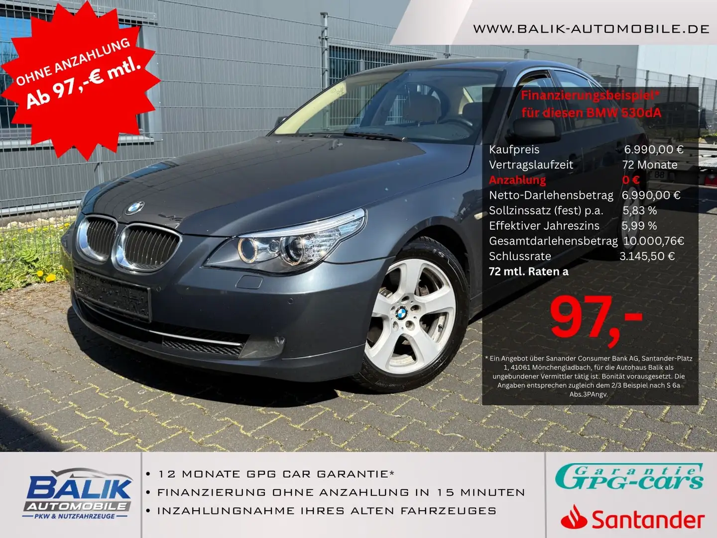 BMW 530 d LCI 235PS| Advantage Paket |XENON | DAKOTA Grau - 1