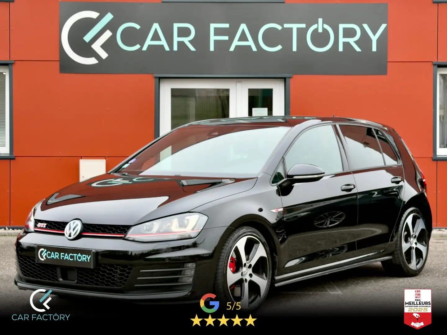 Volkswagen Golf GTI Performance 2.0 TSI 230 DSG Pack Hiver Régulateur ACC Bi-Xénon GPS Garantie 1an Noir - 1