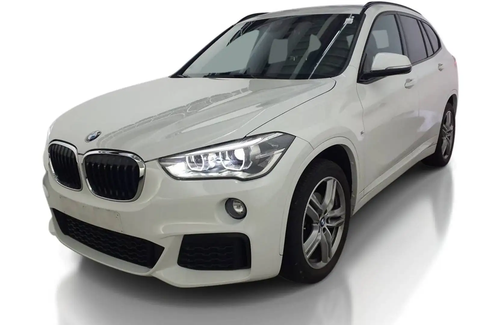 BMW X1 18d sDrive M Sport*NAVI*LED*ALCANTARA*SHZ* Blanc - 2