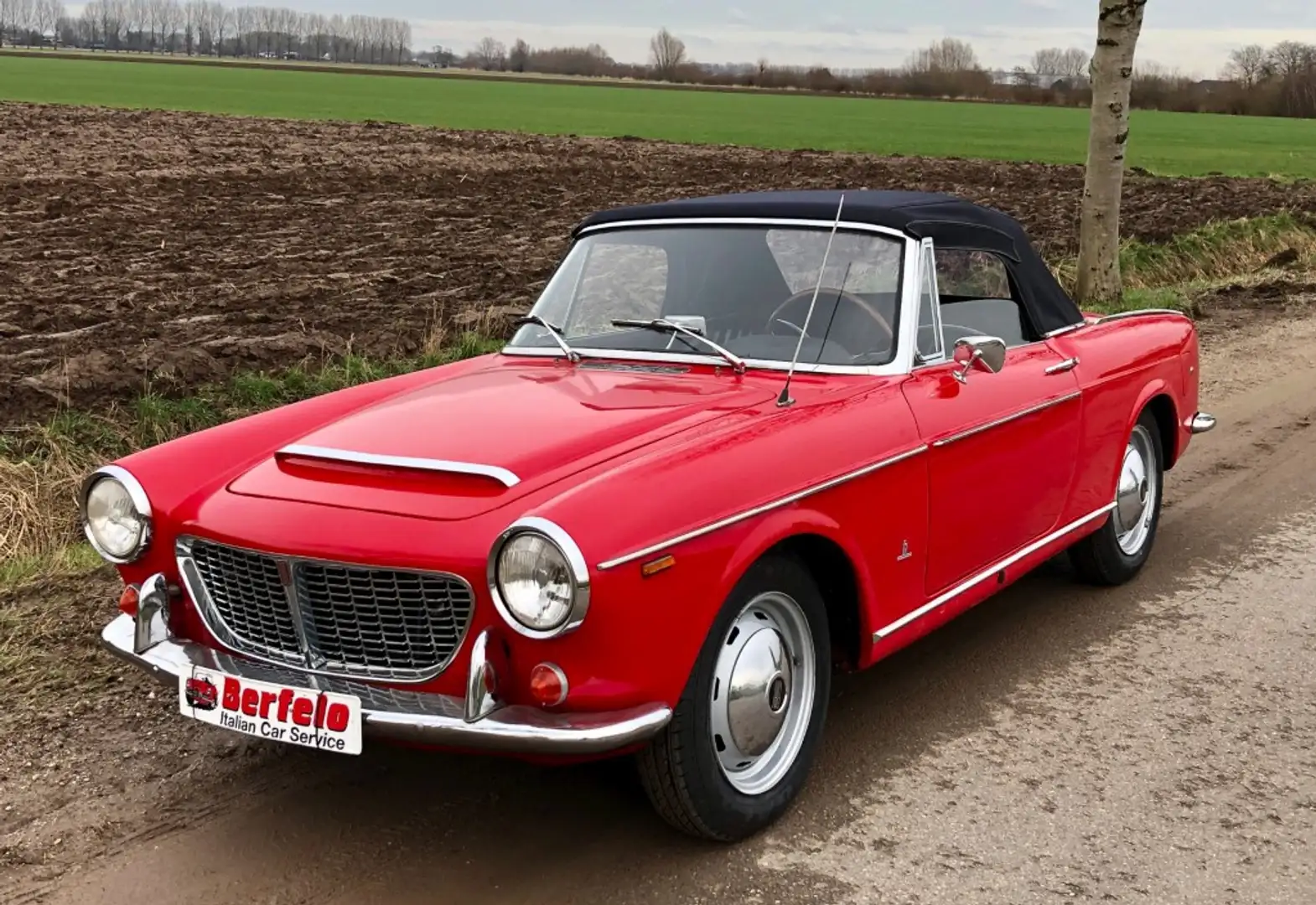 Fiat 1500S OSCA '62 Cabriolet Rood - 1