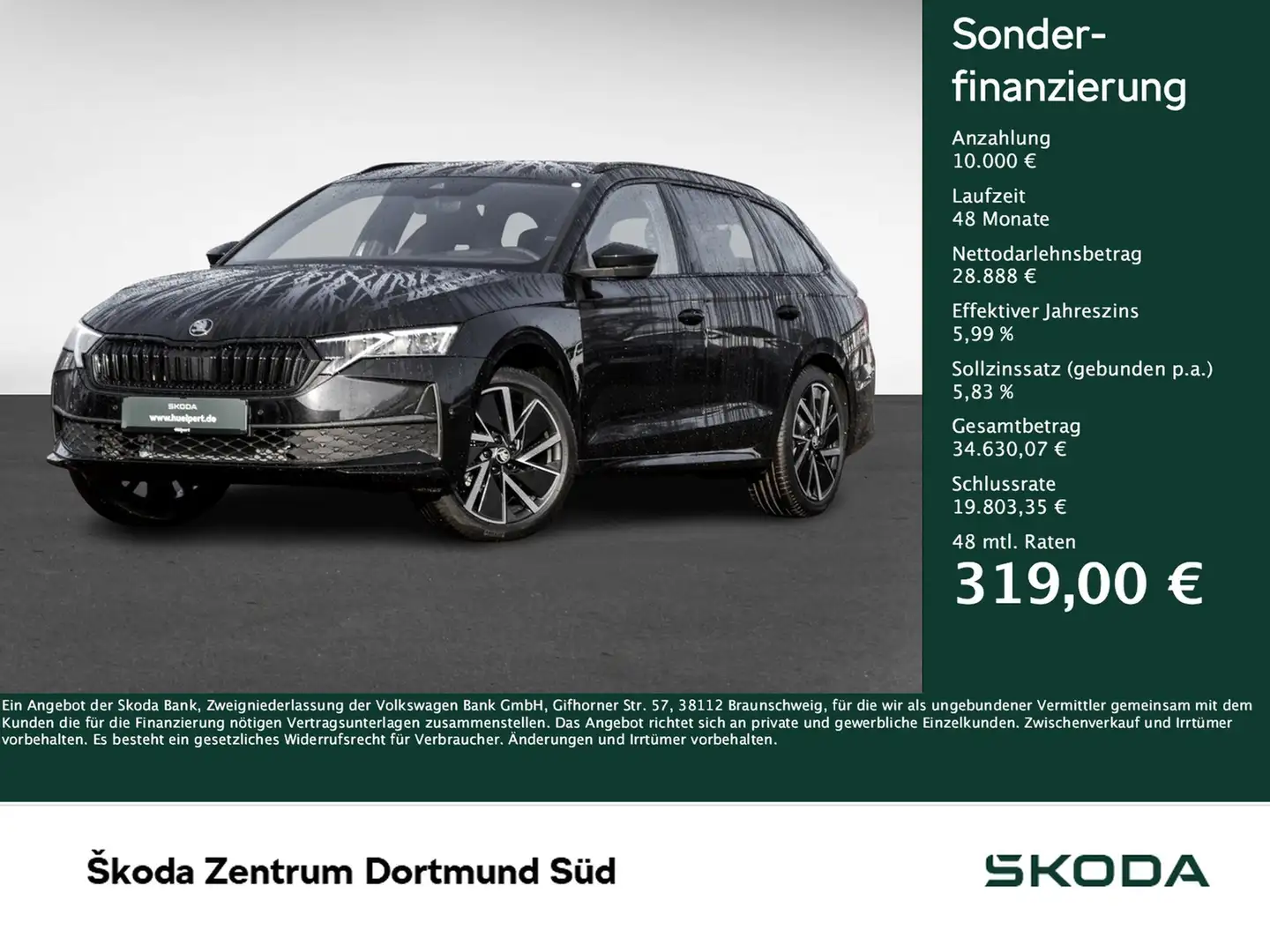 Skoda Octavia Combi 1.5TSI DSG Sportline HUD ACC NAV RFK PDC Noir - 1